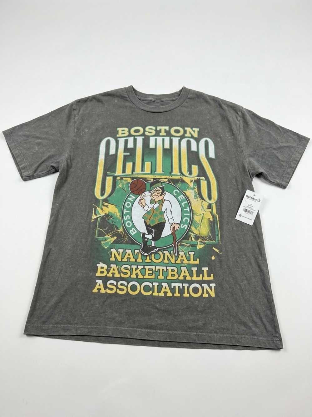 Boston Celtics Short Sleeve Graphic Tee - Gray